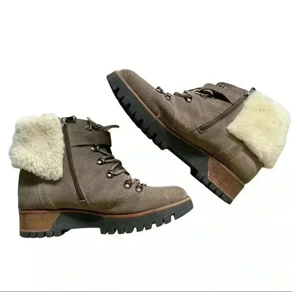 - Fabianelli leather/sterling ankle moto boot size 9.5 {40} - Picture 2 of 4